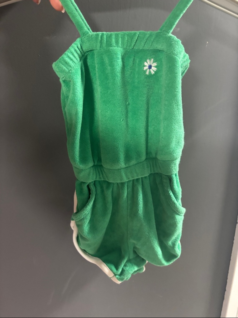 🌺Baby Gap Green Romper